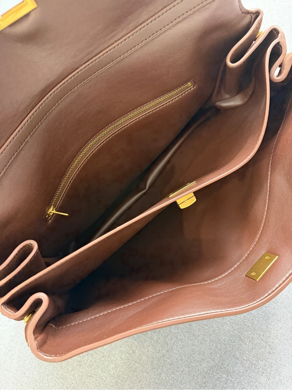Suede Leather Tote Bag Frosted Cowhide High-Grade Capacity Shoulder Bag - Picture 10 of 10
